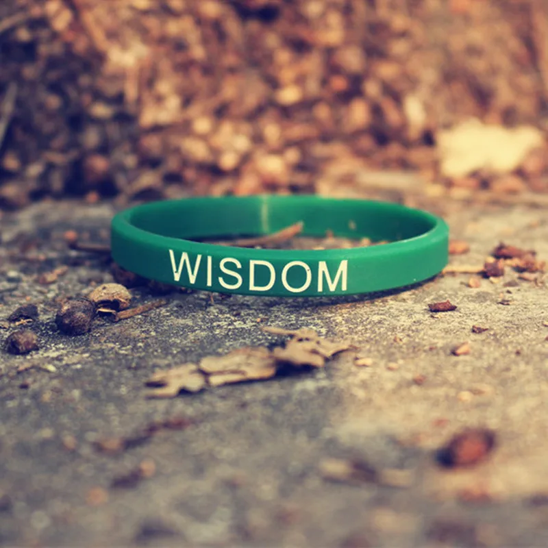 BRAVERY WISDOM Bracelet Negative Ion Basketball Energy Balance Men and Women Waterproof Silicone Lovers Bracelet Anti Fatigue