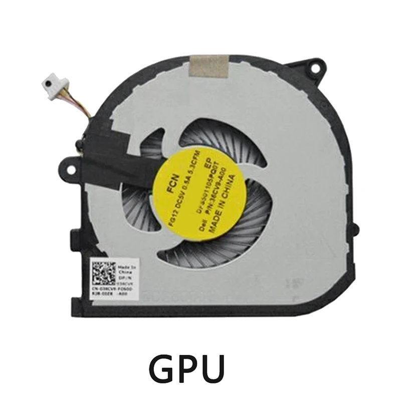 Ventilador de refrigeración para CPU y GPU, accesorio duradero y fácil de usar para Dell XPS 15 9550 Precision 5510