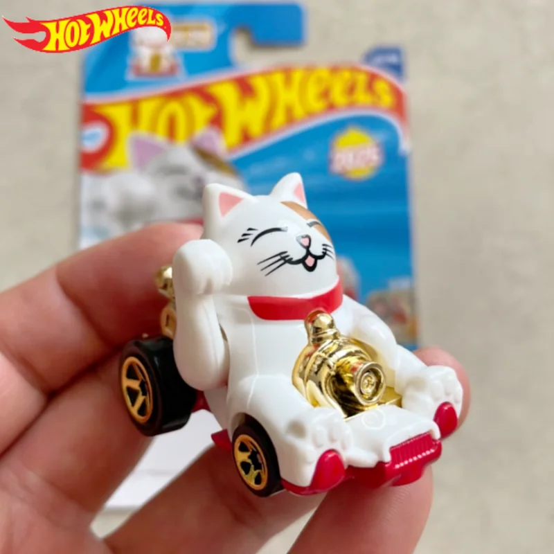 

Новинка 2025 года, оригинальные Hot Wheels, сплав Lucky Cat, игрушечная модель автомобиля, инерционный шкив 25n 234, сборная модель автомобиля, игрушки, подарки на день рождения, в наличии