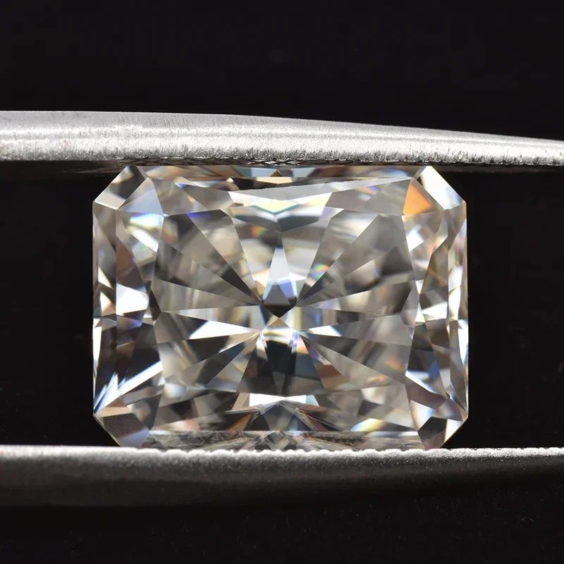 مويسانيتي حجر مشع قطع 0.5ct إلى 5ct D اللون VVS1 مختبر نمت الأحجار الكريمة مواد صنع المجوهرات المتقدمة مع شهادة GRA