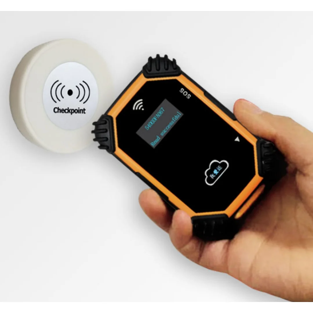 Cloud Software IP68 Waterproof Security Guard Tracking 4G GPS Real Time Monitoring RFID Security Guard Tour Patrol System