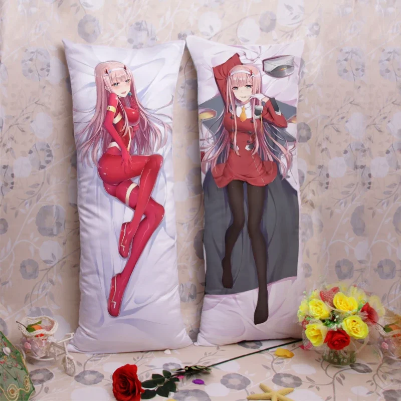 

Anime DARLING in the FRANXX Zero Two Dakimakura Cover Adult Body Pillow Case ACGN Hugging Pint Pillowcase Hentai Hugs Dropship