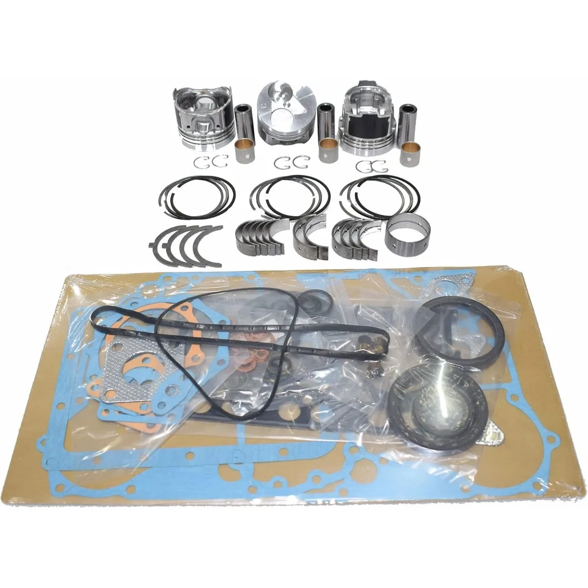 Комплект для ремонта D722 для трактора Kubota TG1860-54 G1900 GF1800E, поршень, кольцо, втулка и полный комплект прокладок для трактора Комплект для ремонта D722 для трактора Kubota TG1860-54 G1900 GF1800E, поршень, кольцо, втулка и полный комплект прокладок для трактора