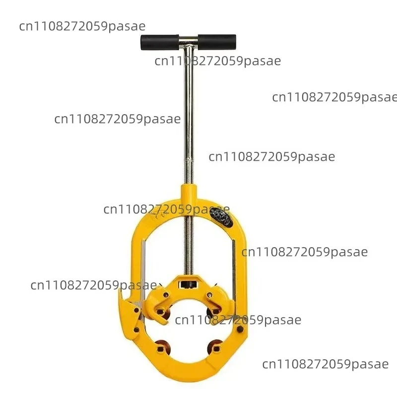 Industrial Manual Rotary Pipe Cutting Machine Hand Tools 6-8 Inch Carbon Steel Stainless Steel Cast Iron Ductile Iron