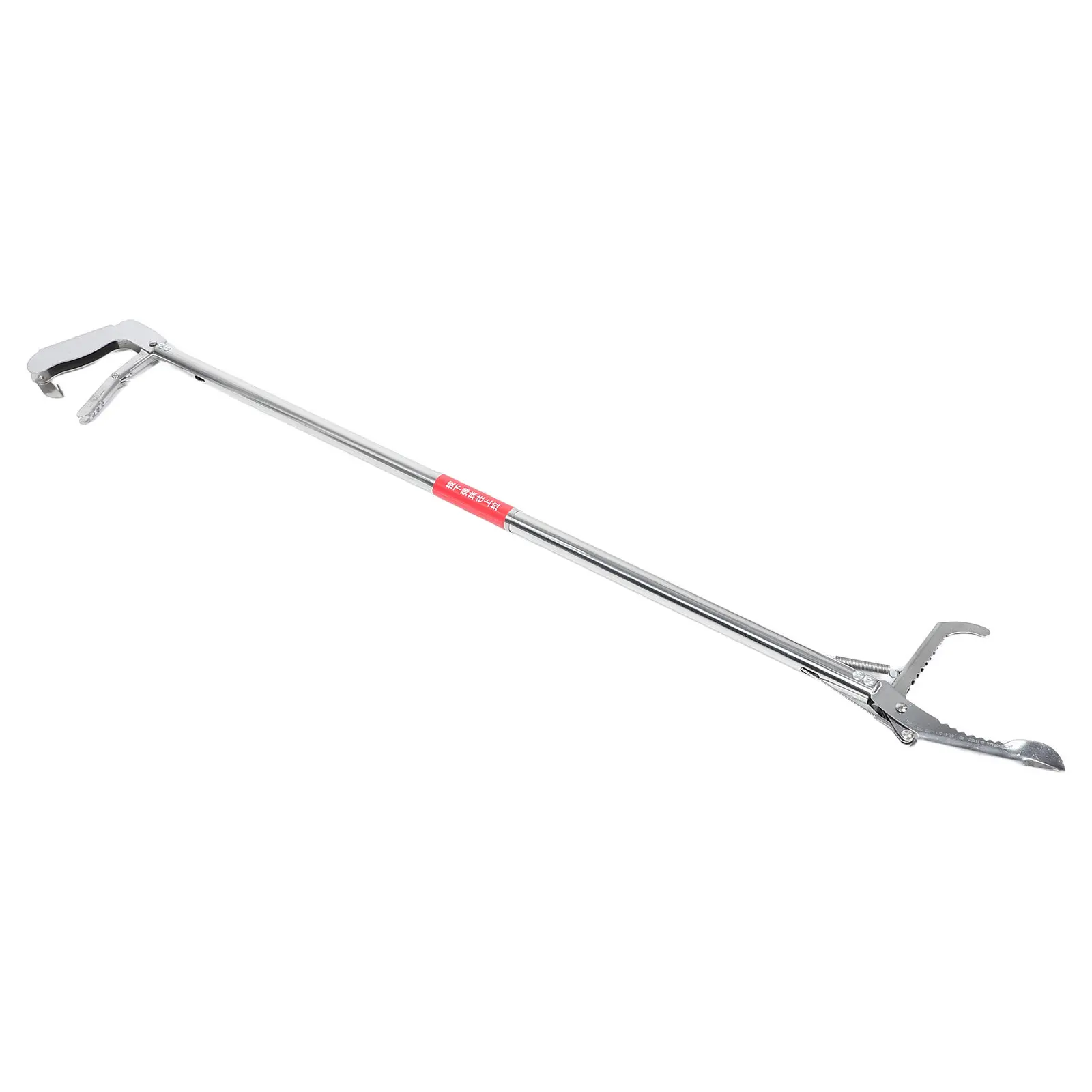 75Cm Stainless Steel Collapsible Crab Tongs Snake Tongs with Non-Slip Ergonomic Grip Multi-Angle Joint Folding Seafood Tool Crab