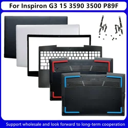 New For Dell Inspiron G3 15 3590 3500 P89F LCD Back/Front Bezel/ Palmrest/Bottom/Hinges/ 0747KP 03HKFN 0YGCNV