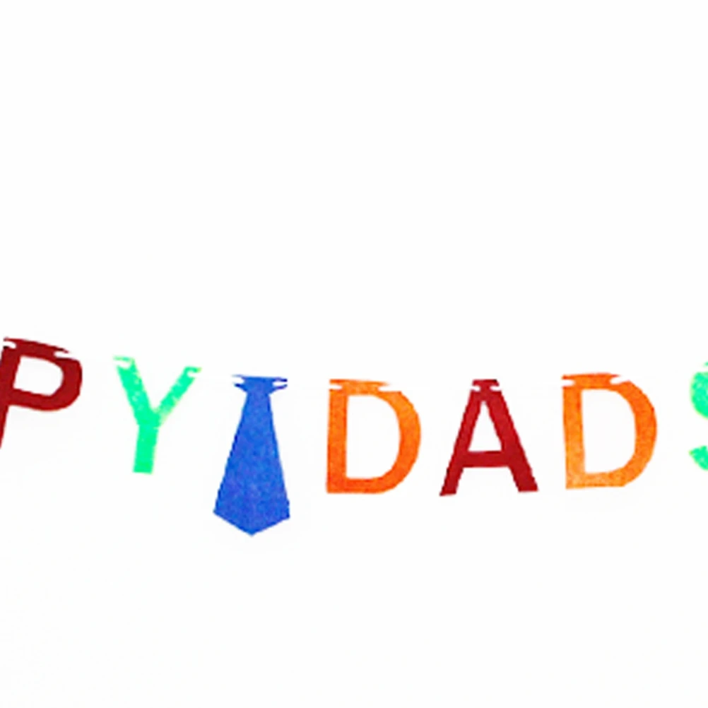 

Happy Day Banner Decorations Felt Hanging Party Wall Window Special nament Pink Heart Design Festive Atmosphere