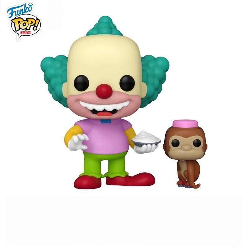 FUNKO POP Original Simpsons Clown Custie Tini Lisa Snowball II peut jouer à la figurine modèle Collection cadeaux de vacances en Stock