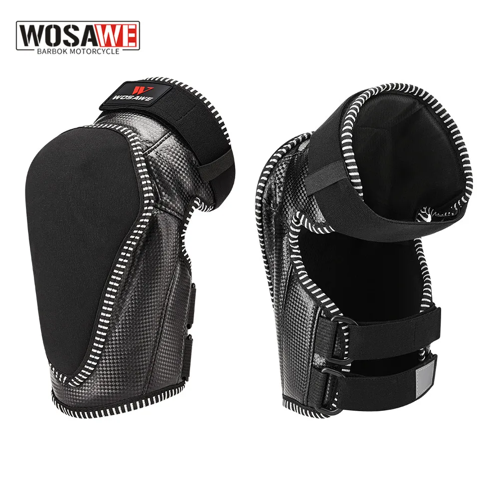 

WOSAWE Motorcycle Knee Pads Motocross Kneepad Impact Protection Moto Cycling MTB Dirt Bike Knee Protector Shin Guards