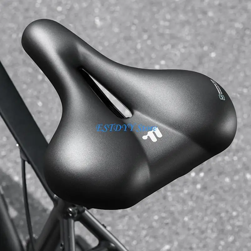 G6DE Bike Saddles with Wide Support and Relief Channel for City Cycling