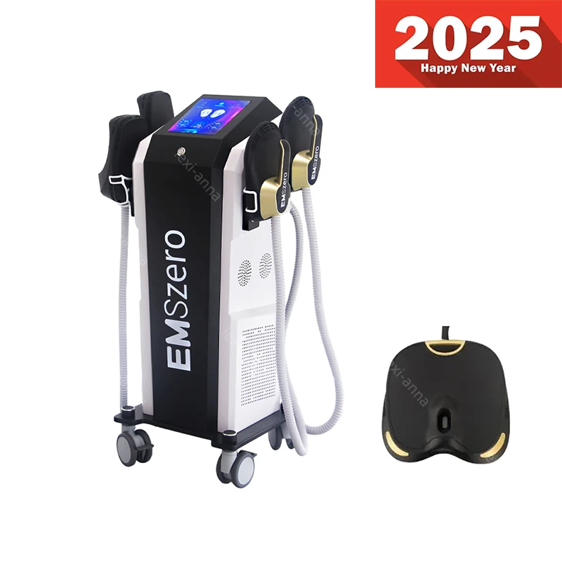 2025 Professional EMSzero RF Body Sculpt Muscle Build Machine 4 Handles Machine With Fat Burning Ems Slimming Sculpting Machine