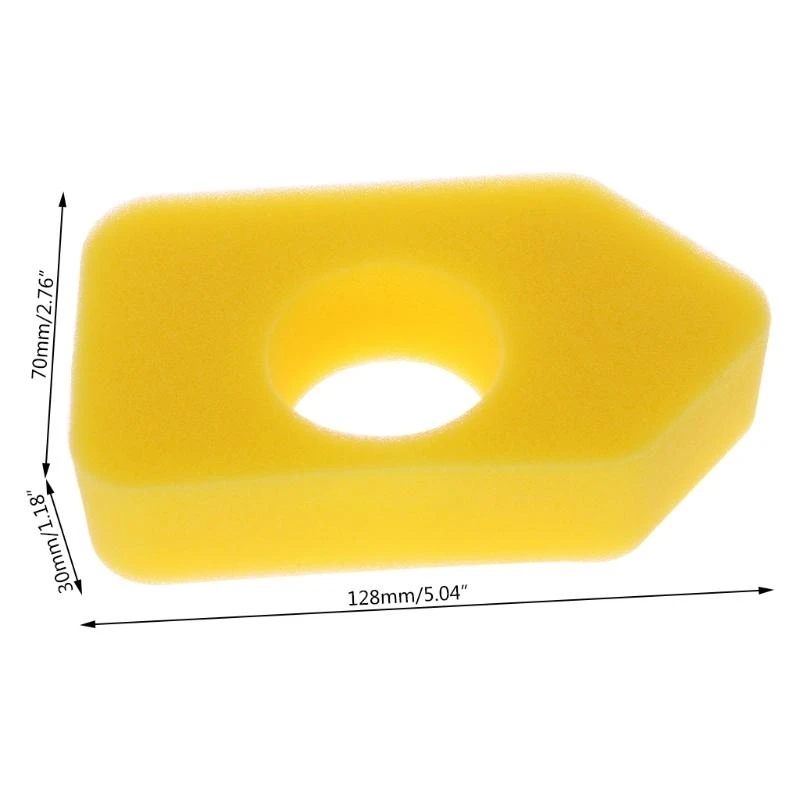 E06B Filtro ar -elemento espuma ar parte para 698369 cortador grama