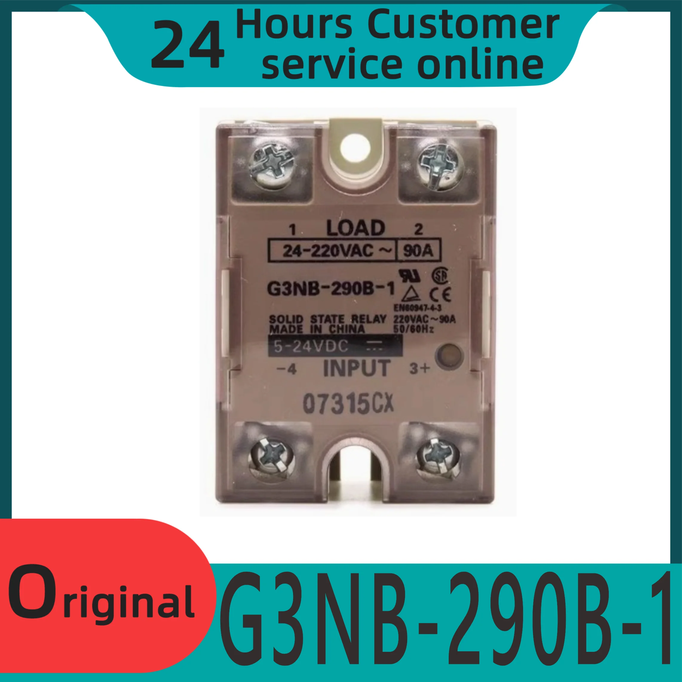 

New original solid-state relay G3NB-290B-1 DC5-24V 90A