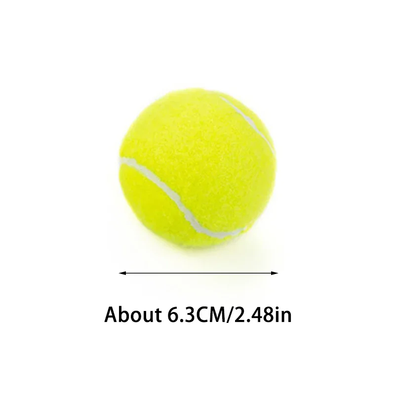 Tennisbälle High Bounce Training Tennis für Hunde beißen 6,4 cm elastischen Gummi Tennis Trainings ball Outdoor Sport Übungs teile