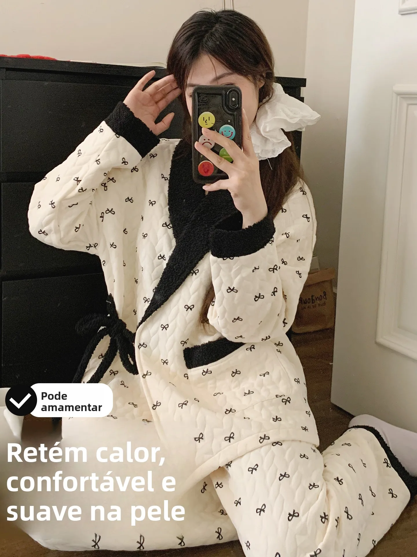pijama-de-algodon-grueso-para-mujer-ropa-de-dormir-posparto-pijama-de-maternidad-holgado-manga-larga-cuello-en-v-suave