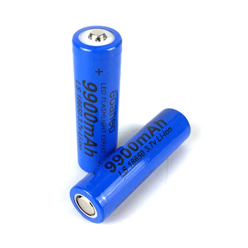 1Pc 18650 batteria ricaricabile batteria 3.7V 18650 9900mAh capacità batteria ricaricabile agli ioni di litio per batteria torcia torcia