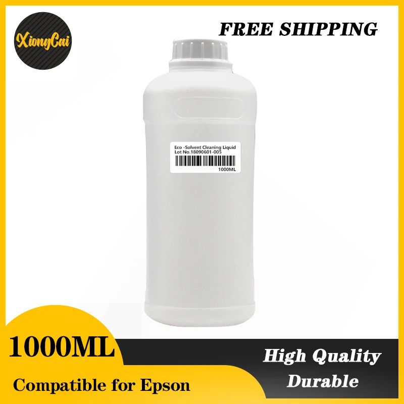 1000ML  Eco -Solvent Print Head Cleaning Liquid  DX5/DX6/DC7/DX10 TX800 XP600  for espon  Use For Cartridge And Print Head