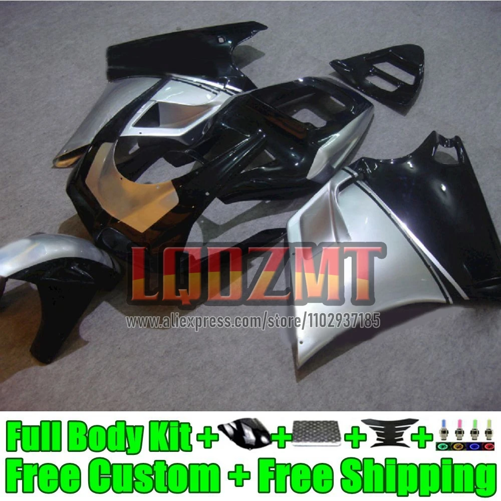 Injection For DUCATI silvery black 748 853 916 996 998 S R CC 29No.53 748S 996R 998R 94 95 96 97 98 1999 2000 2001 2002 Fairings