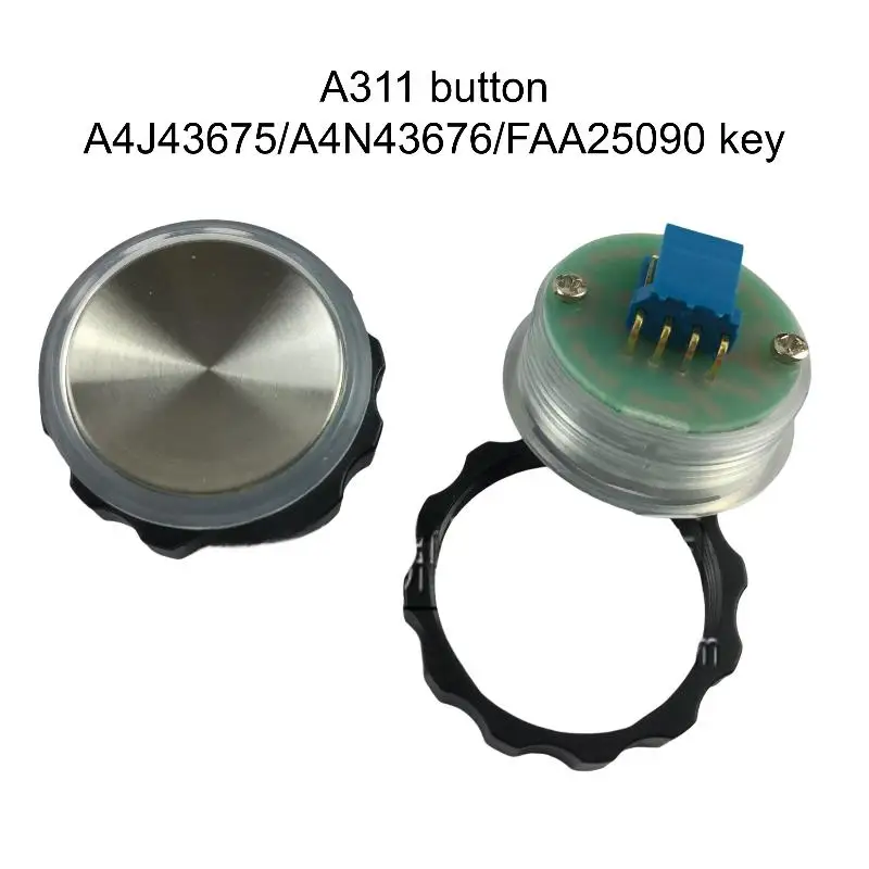 1Pcs Round Elevator Lift Call Button Spare Parts A4J43675 A4N43676 FAA25090A311 for OTIS Lift
