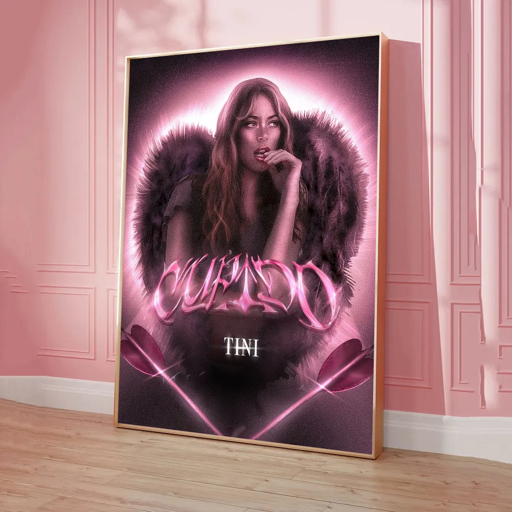 Martina Stoessel TINI Poster Sticky Posters Retro Kraft Paper Sticker DIY Room Bar Cafe Aesthetic Art Wall Painting