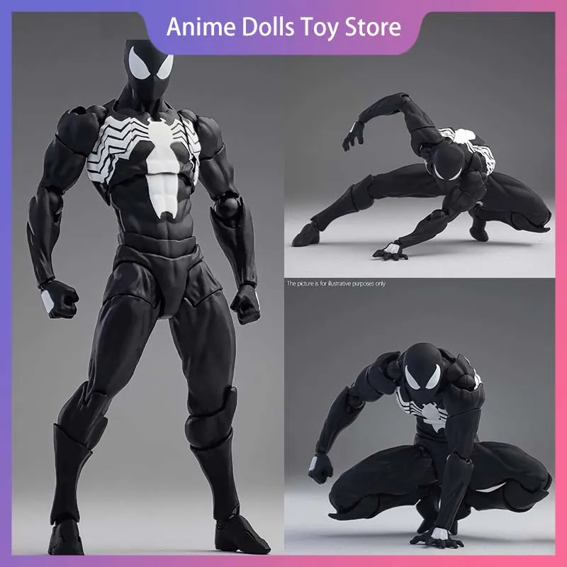 

Mess Toys Spider Man Figure Black Suit Neighbor Symbiote Scarlet Spider Kaine Parker Black Red Spider Action Figure Toy Gift