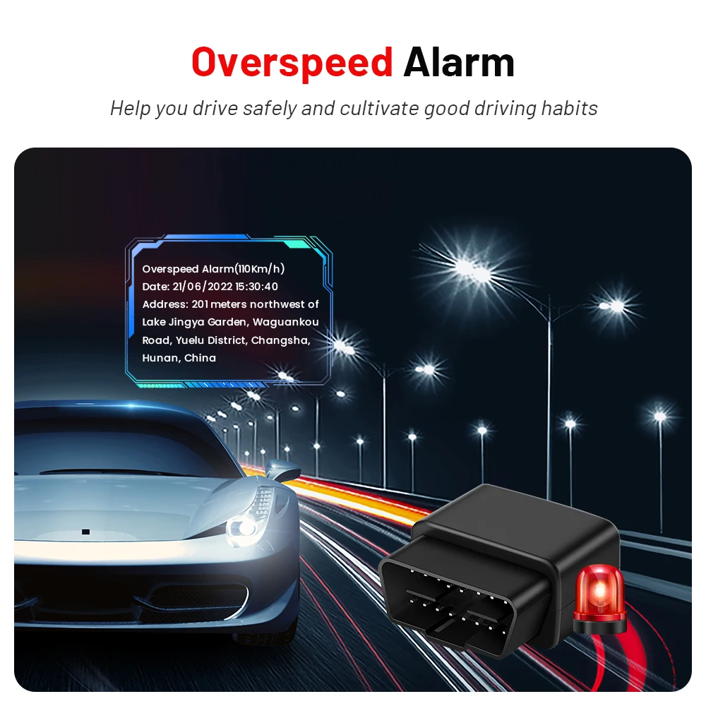 Mini OBD GPS Tracker Car Tracker Micodus 2G MV33 MV66 Realtime Tracking GPS Shock&Plug-out Alarm Geofence Free APP