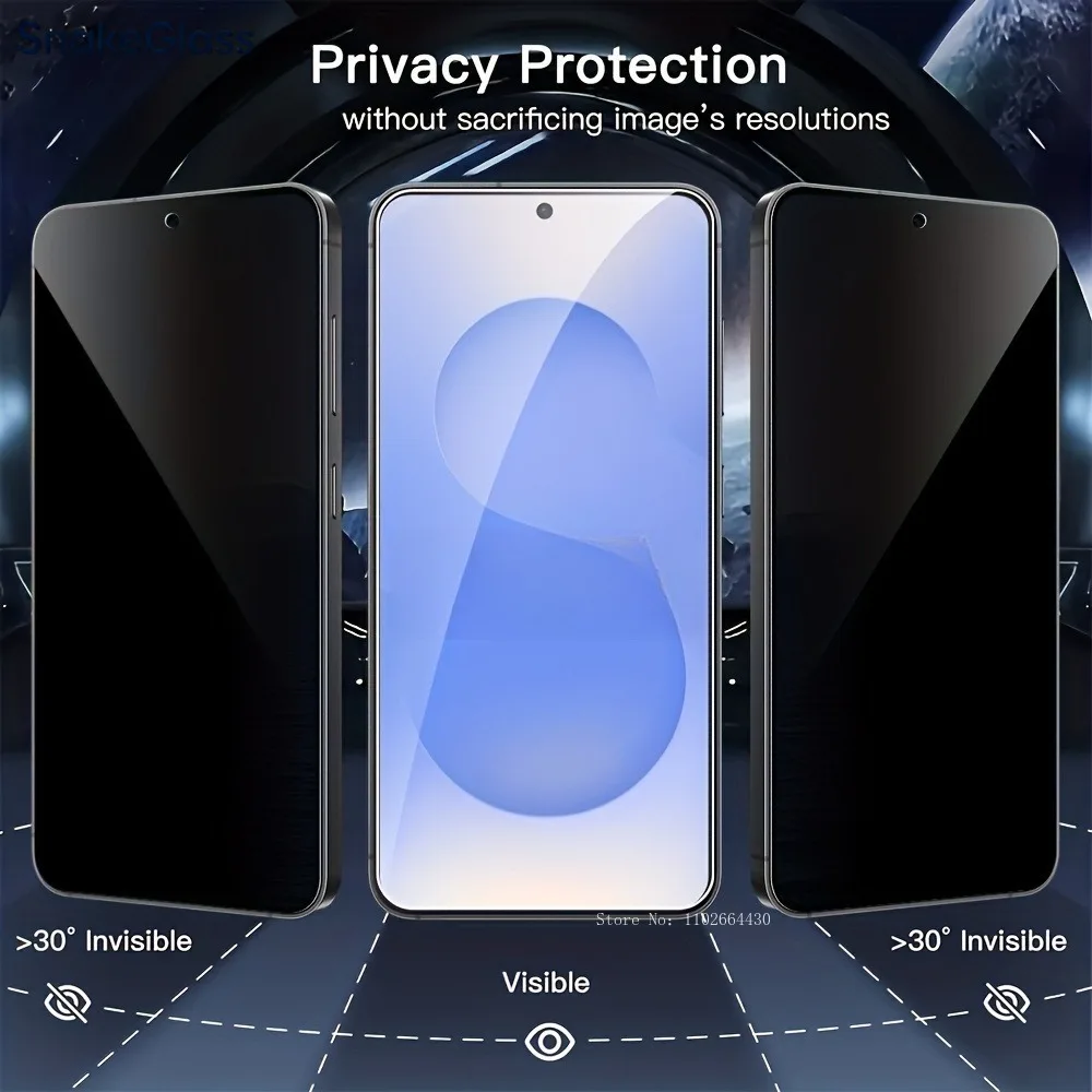 

5Pieces Privacy Screen Protectors for Samsung Galaxy S26+ S26 Ultra Anti-Peep Tempered Glass Film For Samsung S26 9H Hardness