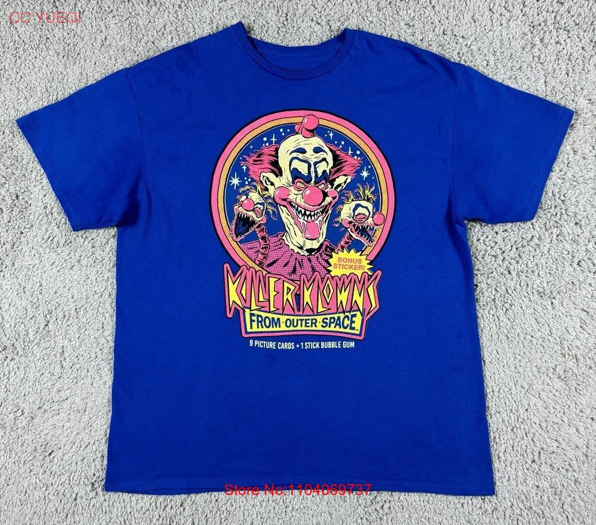 Killer Klowns From Outer Space 80 Style Size XLCollector Card Cover Retro Shirt