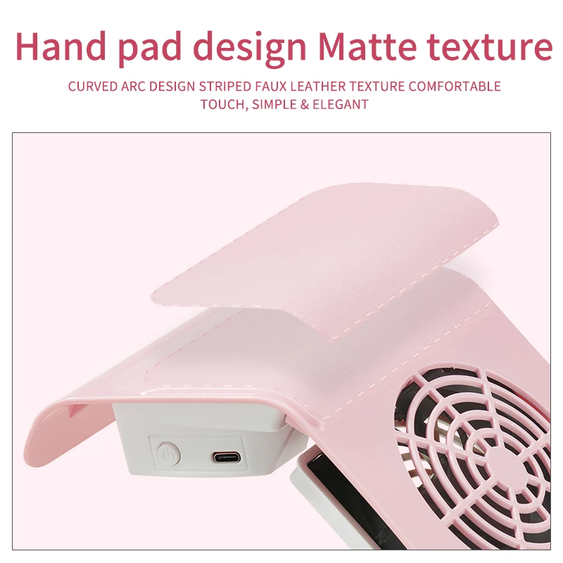 Colector de polvo de uñas profesional, aspirador de uñas de poco ruido, herramienta de arte de uñas de gran potencia, aspirador de uñas para salón de uñas
