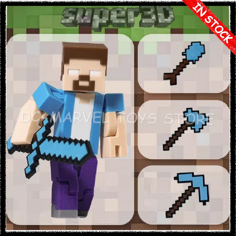 

В наличии 3d печатные майнкрафт Steve And Him Technoblade многошарнирные игрушки Shapeshift фигурки аксессуары подарки игрушки