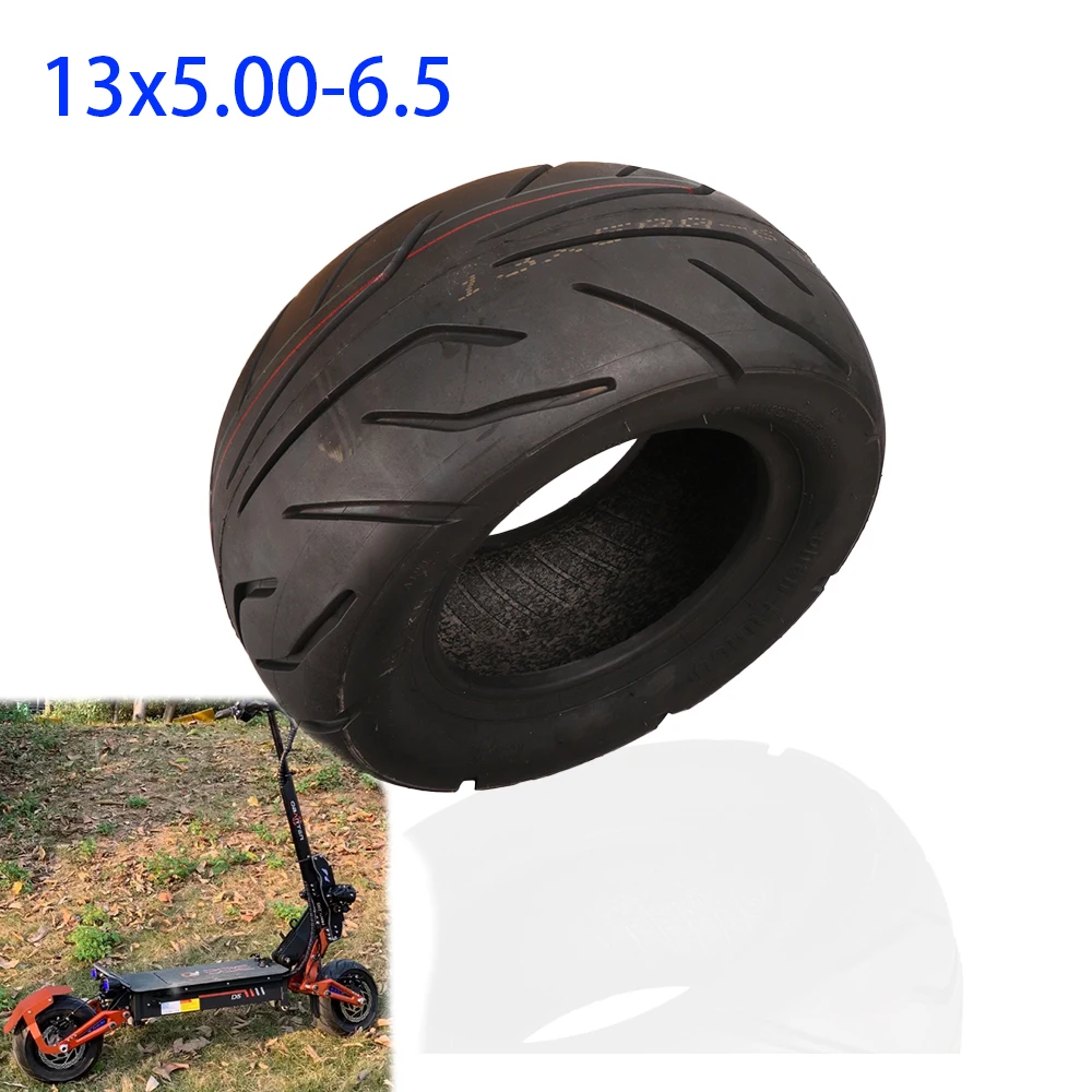 13x5.00-6.5 Tubeless Tire for 13 Inch Moto Wheels FLJ K6 Electric Scooter Tyre 13*5.00-6.5 Vacuum Tyre Motorcycle Accessories