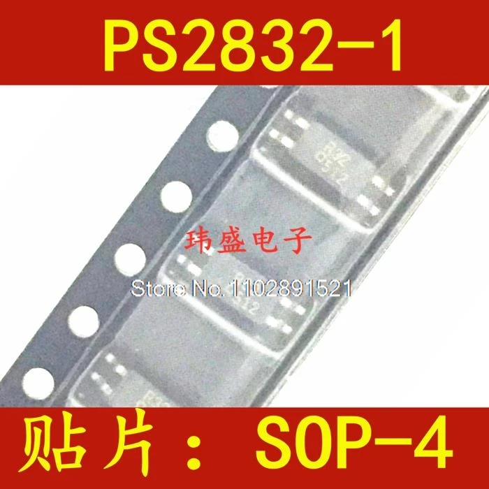 (10PCS/LOT)  PS2832-1 PS2832-1 SOP4  R32 PS2832