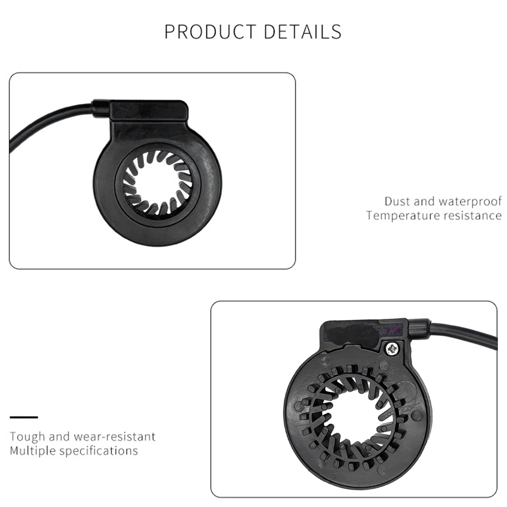 Sensore di assistenza ai impulsi per bici elettrica Pedale Sensore di assistenza al sistema PAS Sensore di velocità a 12 magneti Assistente alle impulsi 3 pin SM-3A impermeabile