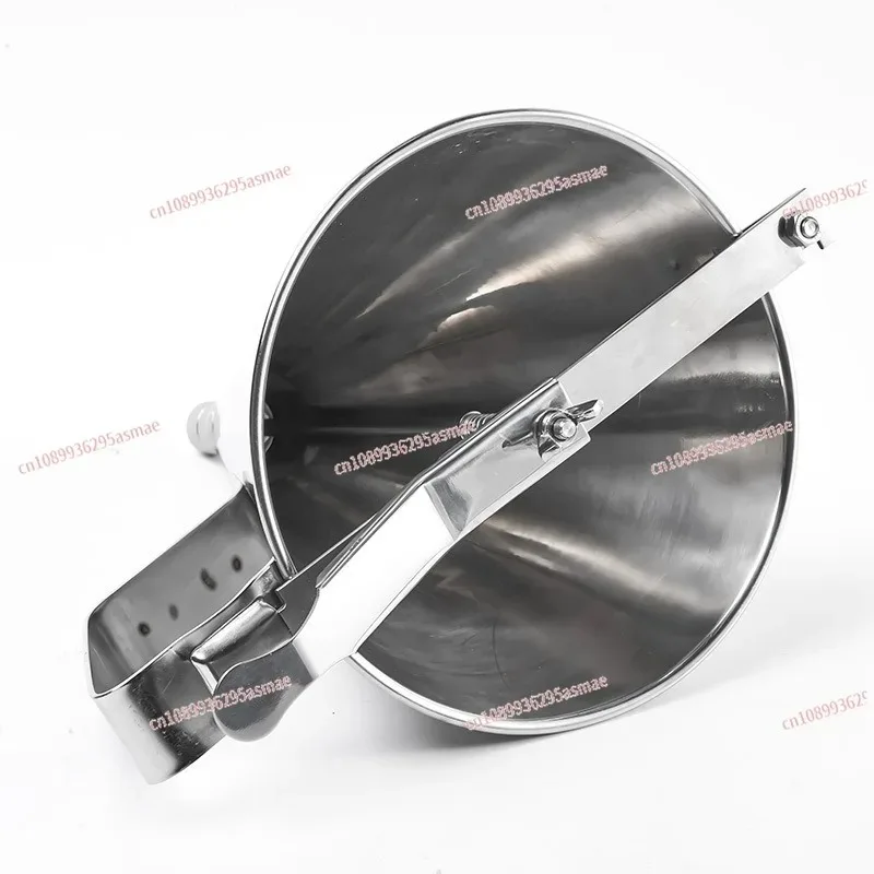 304 Stainless Steel Conical Funnel with Stand Takoyaki Funnel Jam Syrup Batter Funnel Multi-Purpose Kitchen