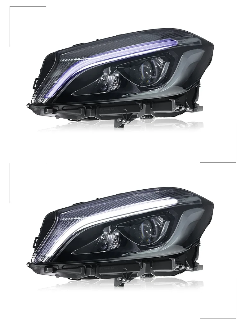 

for 2013-2018 Mercedes-Benz A-Class W176 Headlight Assembly A180 Low-rise Modification Daytime Running Lights Steering