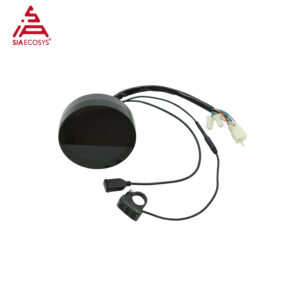 

US Warehouse SCJ3622-A 3.6inch TFT Adjustable Round Speedometer CAN and One-Lin Version with Bracket for Electric Motorcycle