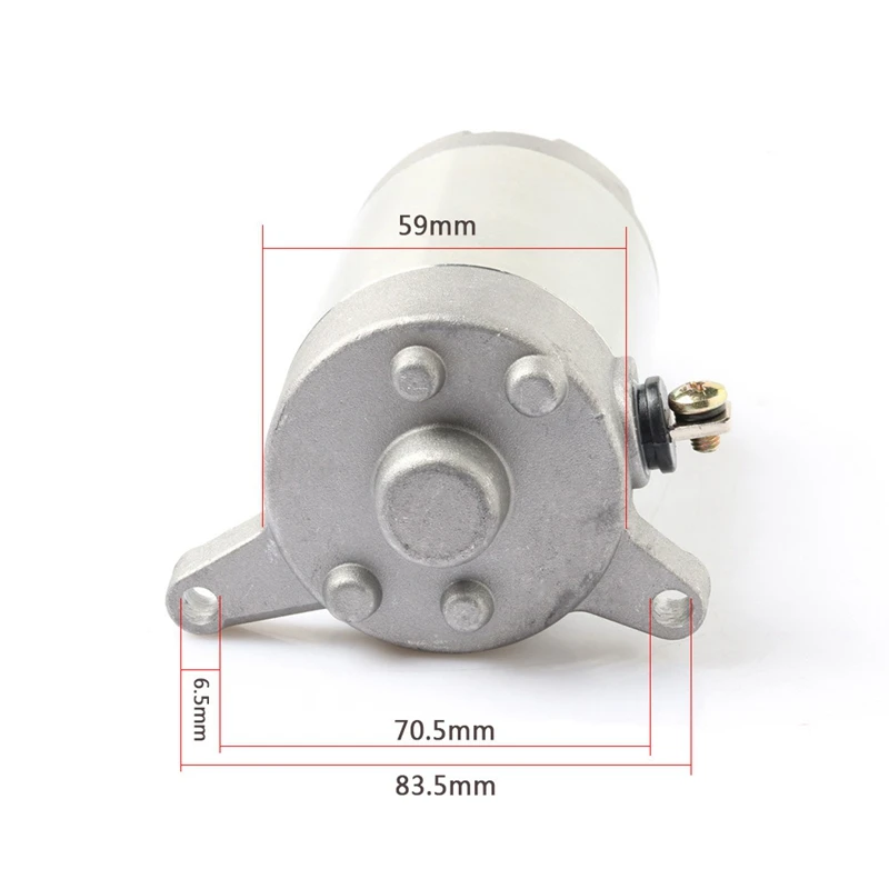 Motorcycle Starting Motor YBR125 Engine Electric Starter Motor For YAMAHA YBR 125 YB125 YB125E YB125Z XTZ125 YP125