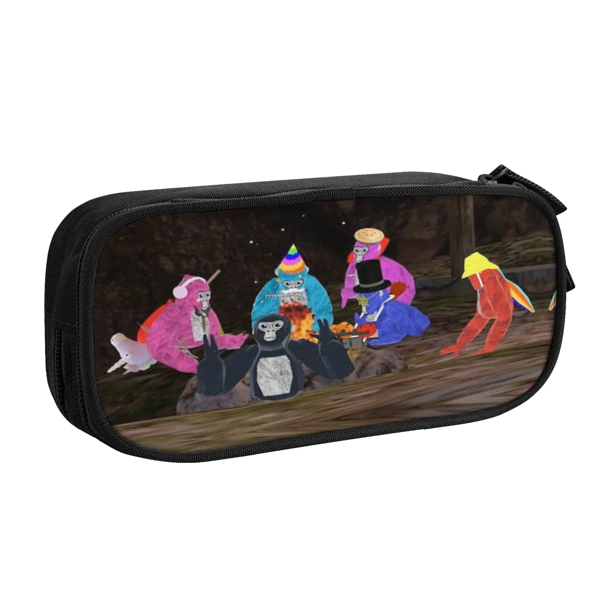 Creative Gorilla Tag VR Gamer Pencil Case  Pencil Pouch Pen for Student Large Storage Bag School Supplies Gift Stationery