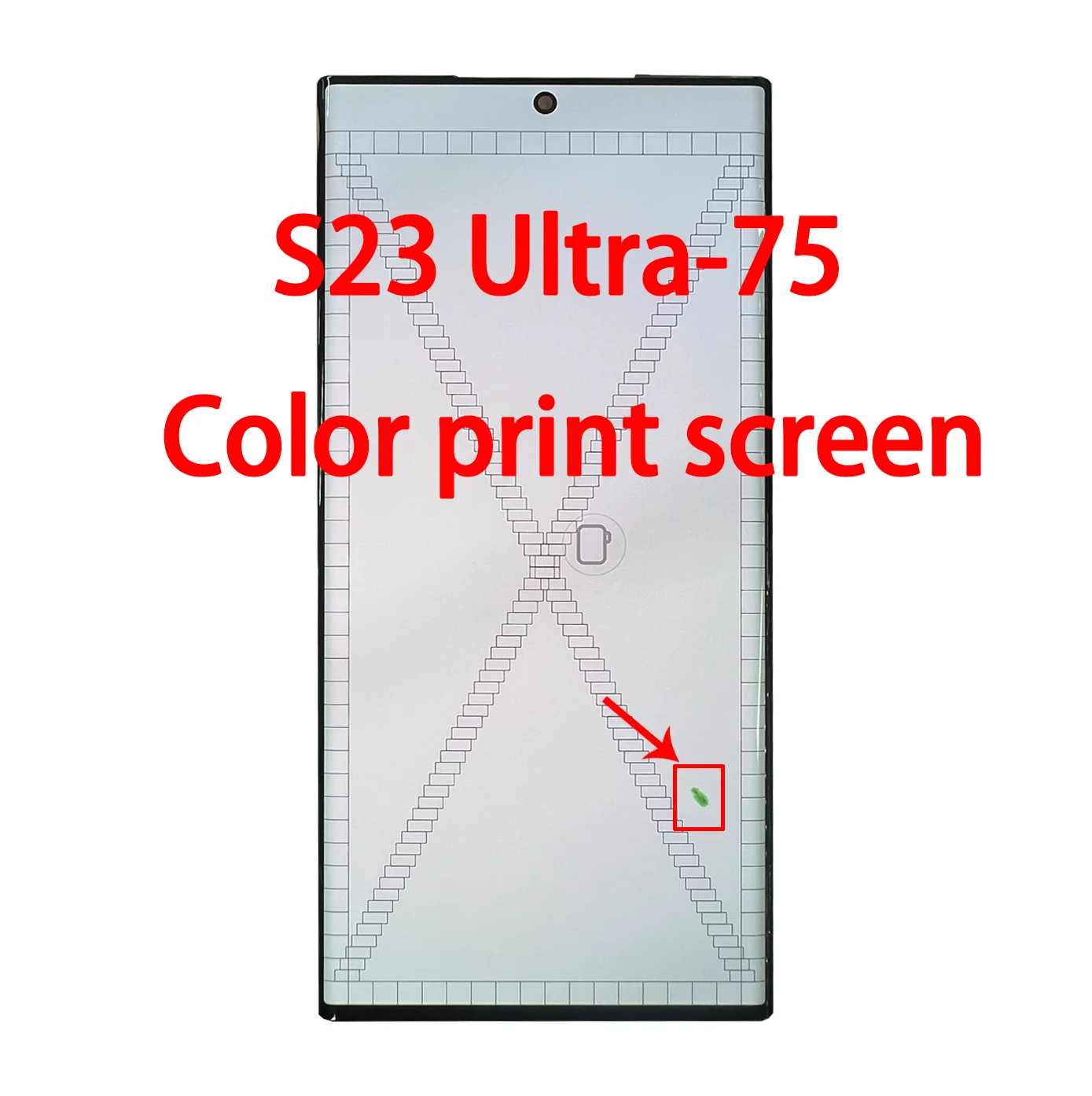 Defect Point Line AMOLED Touch Screen Digitizer Assembly Replacement For Samsung S23 Ultra SM‑S918