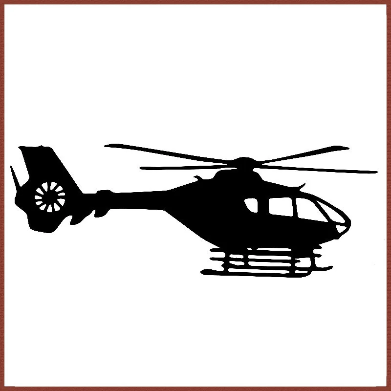 

19cm*7cmCar Sticker Helicopter Light Manned Car Decoration Accessories Decal Ideas Are Suitable for Various Models PVC KK