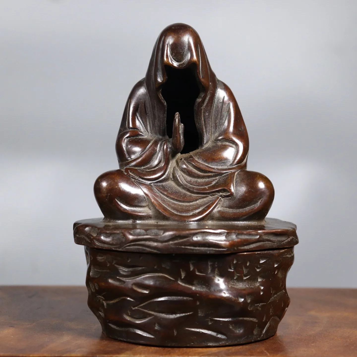 CZ pure copper boutique faceless Buddha creative home decoration handicrafts antique and old handicrafts