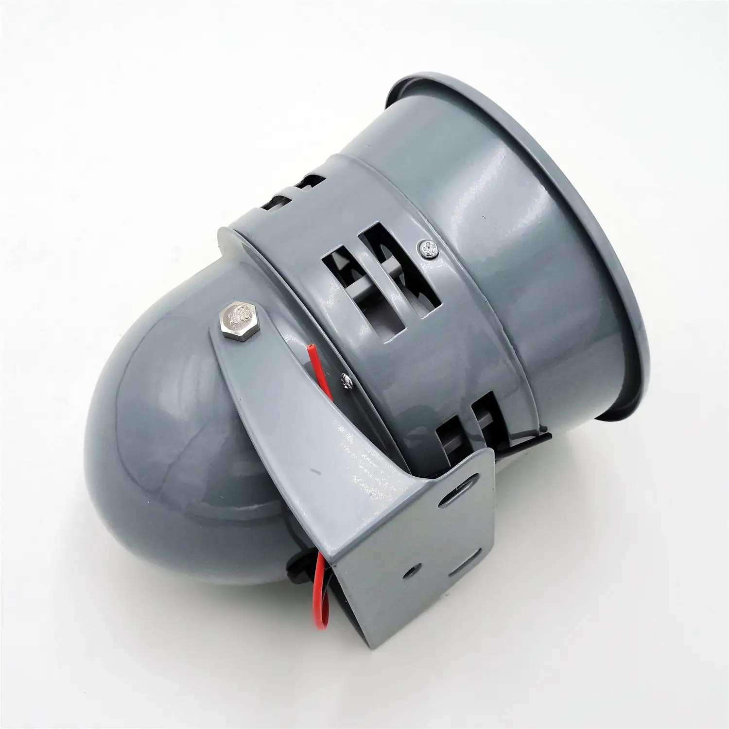 12v 300db Gray Electric Motor Driven Air Raid Air Horn Siren Alarm 420Hz For Truck Cars SUV Boat Tractor RV ORV