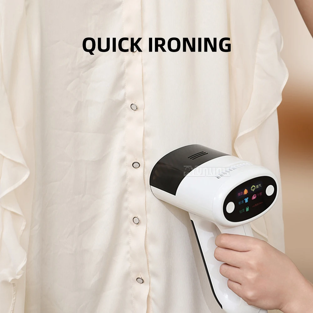 Plancha de Vapor Portátil, Vaporizador de Ropa Eléctrico de Mano, Plancha Vertical para Ropa