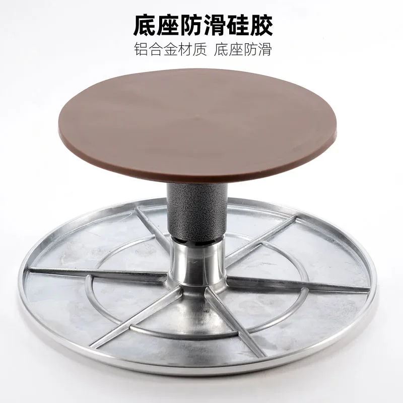 

12/10 inch piping turntable piping table professional birthday cake turntable household commercial baking tool rotation