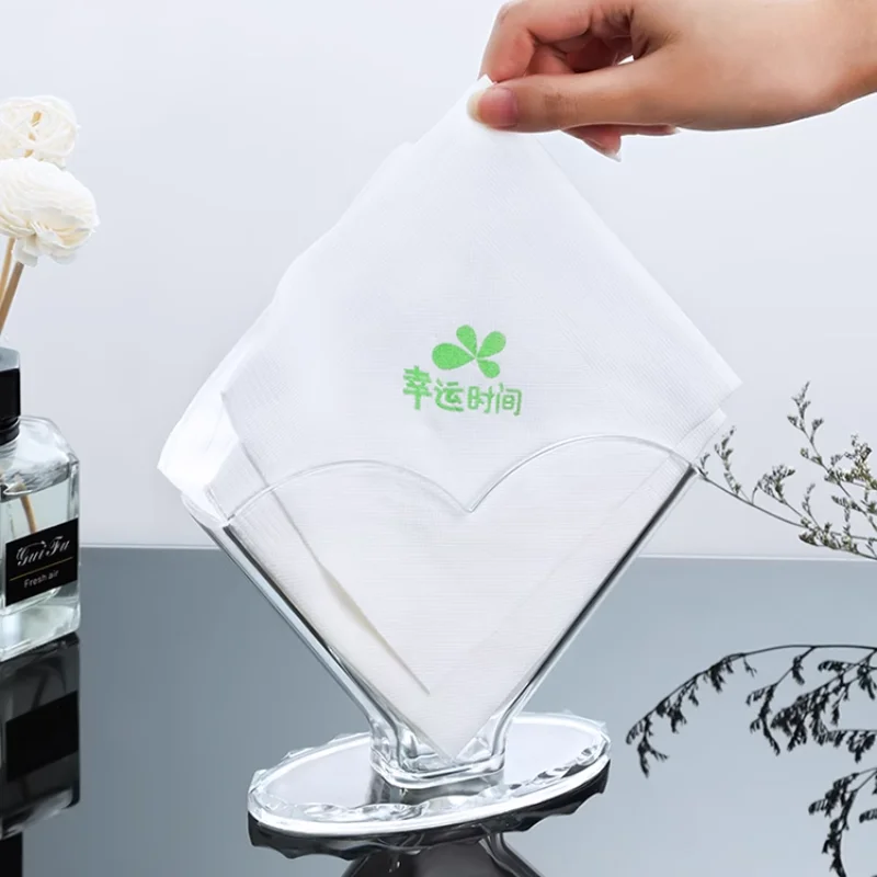 Acrylic Tissue Holder Desktop Vertical Tissue Box Toothpick Holder Thickened Transparent Table Storage Accessories