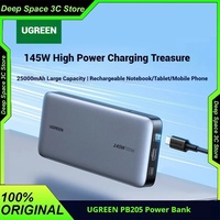 UGREEN 140W 25000/20000mAh Power Bank 100W Large Capacity Fast Charge Mobile Power Bank for Laptop Notebook Customized Charger