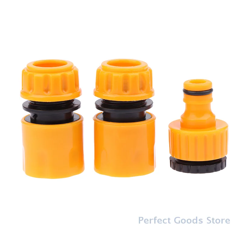1Pc ABS Garden Hose Faucet Quick Connector 1/2 Inch Graden Hose Water Tap Threaded Connector Faucet Adapter For Irrigation