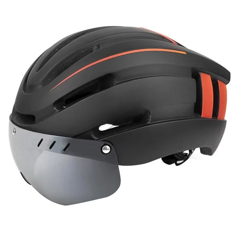 

New Bike Helmet with Light Emitting Diode EPS + PC for MTB Road Bike Scooter High Definition Protector Helmet
