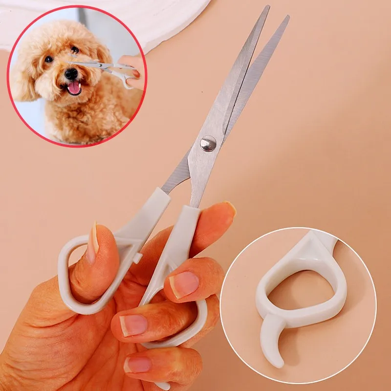 

Dog Scissors Pet Hair Scissors Dogs Trimmer Pet Grooming Stainless Steel Trimmer for Dog Hair Trimming Cleaning Pet Supplies