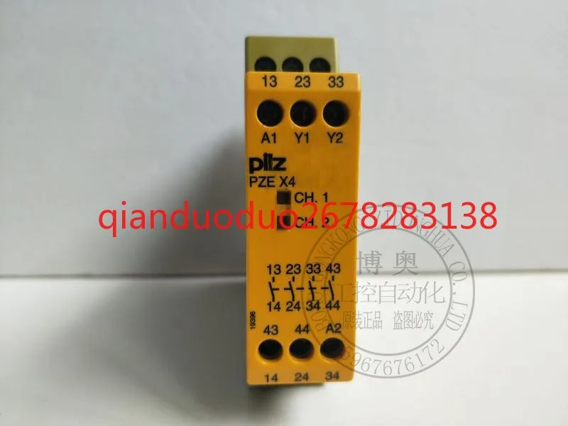 

For PILZ safety relay PZE X4 24VDC